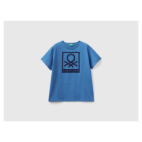 Benetton, 100% Cotton T-shirt With Logo