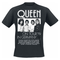 Queen Germany Tour 79 Tričko černá