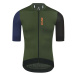 MONTON Cyklistický dres s krátkým rukávem - TRAVELER EVO - zelená/modrá/černá