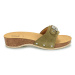 Scholl PESCURA HEEL CORK Khaki