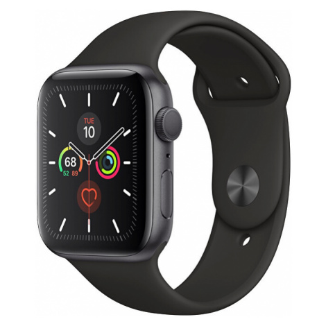 Apple Watch Series 5 44mm vesmírně šedý hliník s černým sportovním řemínkem