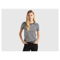 Benetton, Crew Neck Striped T-shirt