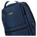 Univerzální látkový batoh na notebook Erik, modrá
