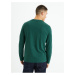 Tmavě zelené pánské tričko Celio Cesolaceml