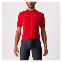 CASTELLI Cyklistický dres s krátkým rukávem - CLASSIFICA - červená