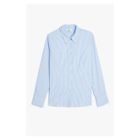 Koton Blue Striped Women's Shirt