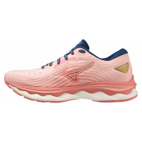 Mizuno Wave Sky 6 Peach Bud/Vaporous Gray/Estate Blue Silniční běžecká obuv