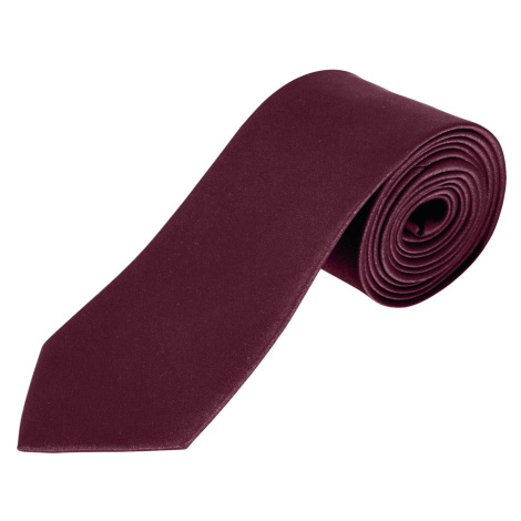 SOĽS Garner Saténová kravata SL02932 Burgundy SOL'S