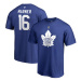 Toronto Maple Leafs pánské tričko blue #16 Mitch Marner Stack Logo Name & Number