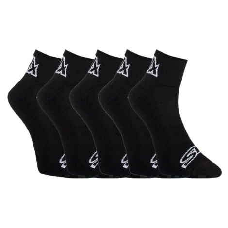 5PACK ponožky Styx kotníkové černé