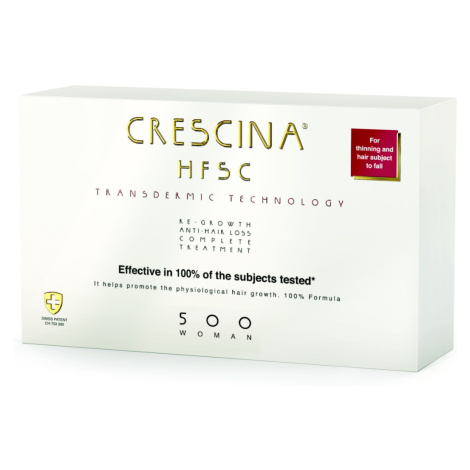 Crescina Transdermic péče na podporu růstu vlasů pro ženy ampule 20x3,5 ml stupeň 500