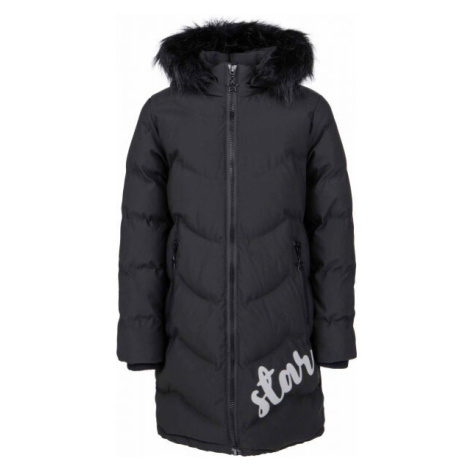 Lewro STAR Dívčí zimní kabát, černá, velikost