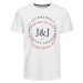 Jack&Jones Pánské triko JJSUPPLY Regular Fit 12221925 White