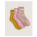 Vans - Classic Half Crew Socks , Man, Pink, Size: