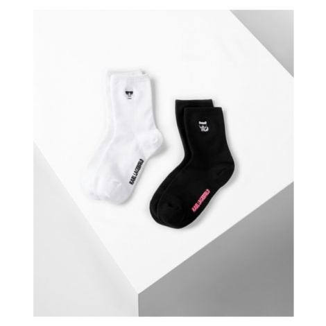 Ponožky Karl Lagerfeld K/Ikonik Choupette 2-Pak Set - Různobarevná