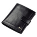 Pánská kožená peněženka ROVICKY PC-106L-BAR černá