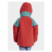 Dětská zimní bunda Didriksons D1913 LUN červená-zelená