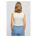 Ladies Short Corsage Top - whitesand