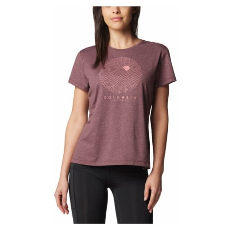 Columbia Sloan Ridge™ Graphic SS Tee W 2077451607 - moonvista/heather linear/landscap