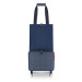 Skládací taška na kolečkách Reisenthel Foldabletrolley Herringbone dark blue