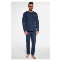 Pánské pyžamo Cornette Redwood 2 - bavlna Tmavě modrá