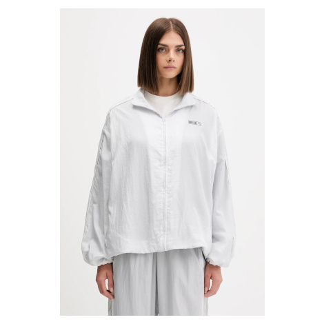 Mikina Puma PUMA x ROSÉ dámská, šedá barva, hladká, 633793