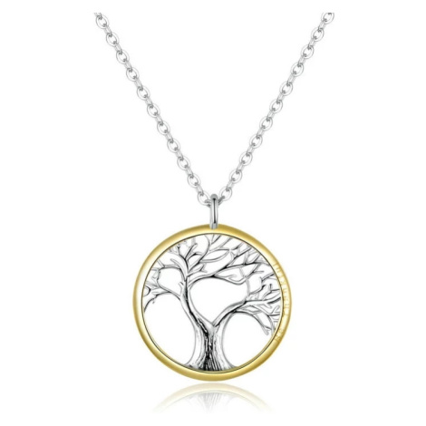 GRACE Silver Jewellery Stříbrný náhrdelník Strom života - stříbro 925/1000 NH-SCN367/16 Stříbrná