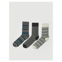 LC Waikiki 3-Pack Men's Printed Socks