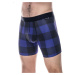 boxerky delší Loïc Henry - Graphic blue lumberjack