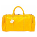 Cestovní kožená taška Gregorio 131/429 žlutá