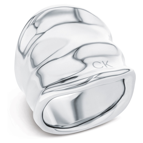Calvin Klein Masivní ocelový prsten Elemental 35000645