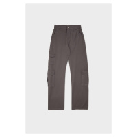 Afra x DeFacto Straight Fit Normal Waist Gabardine Trousers with Cargo Pockets