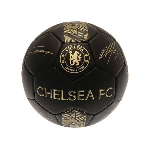 Ouky Chelsea FC, černý, zlatý znak, podpisy, vel. 5
