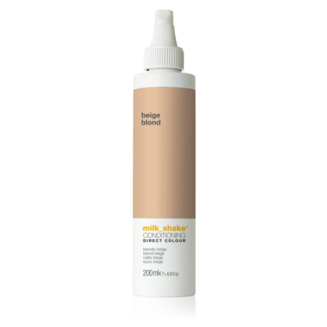 Milk Shake Direct Colour tónovací kondicionér pro intenzivní hydrataci Beige Blond 200 ml