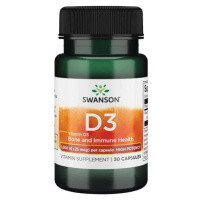 Swanson Vitamín D3 1000 IU 250 kapslí
