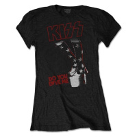 Kiss Tričko Do You Love Me Womens Black