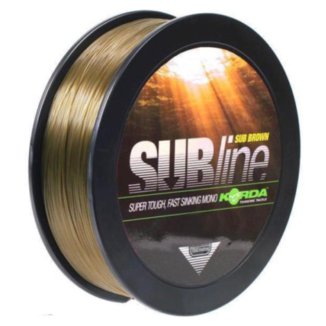 Korda vlasec subline ultra tough brown 1000 m-průměr 0,35 mm / nosnost 12 lb