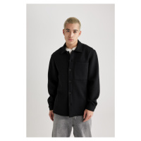 DEFACTO Regular Fit Quilted Long Sleeve Shirt Jacket