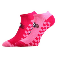 Dívčí kotníkové ponožky Boma - Lichožrouti S, Žiletka Barva: Růžová