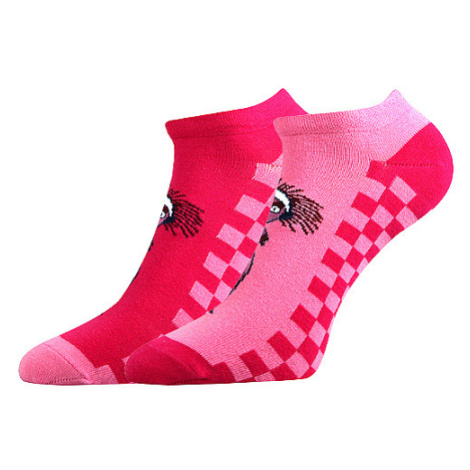 Dívčí kotníkové ponožky Boma - Lichožrouti S, Žiletka Barva: Růžová
