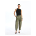 LC Waikiki Comfortable Fit Women's Cargo Pants with Waist Belt