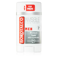 Borotalco MEN Invisible deodorant roll-on proti bílým a žlutým skvrnám pro muže vůně Musk Scent 