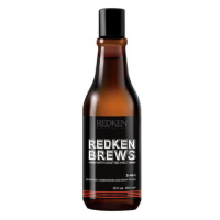 Redken Šampon 3 v 1 Brews (3-In-1 Shampoo, Conditioner and Body Wash) 300 ml