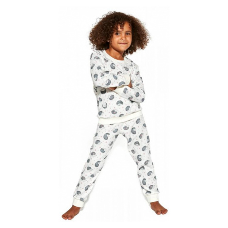 Dívčí pyžamo Cornette young Forest dreams 2 | krémová