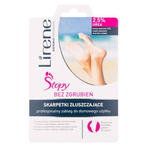 Lirene Foot Care exfoliační ponožky pro zjemnění a hydrataci pokožky nohou (2,5% Urea) 1 ks