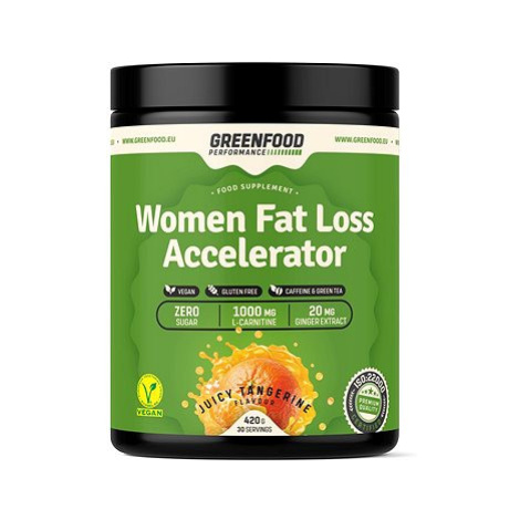 GreenFood Nutrition Performance Women Fat Loss Accelerator Juicy tangerine 420g