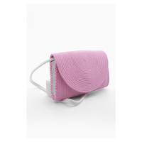 Marjin Women's Handmade Knitted Shoulder Bag Ceysa Pink