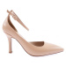 DGN 2015-23y Women's Ankle Strap Thin Heeled Shoes Nude