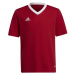adidas ENTRADA 22 JERSEY Juniorský fotbalový dres, červená, velikost