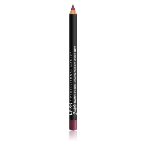 NYX Professional Makeup Suede Matte Lip Liner matná tužka na rty odstín 35 Prune 1 g